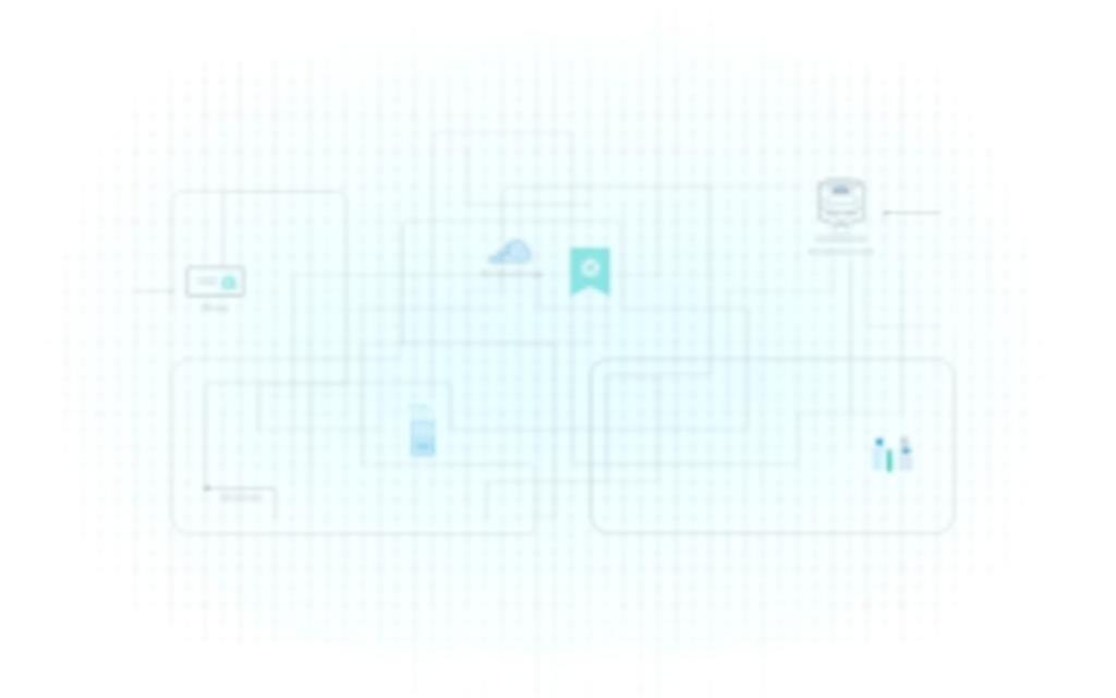 Architectuurschema van het edtech platform